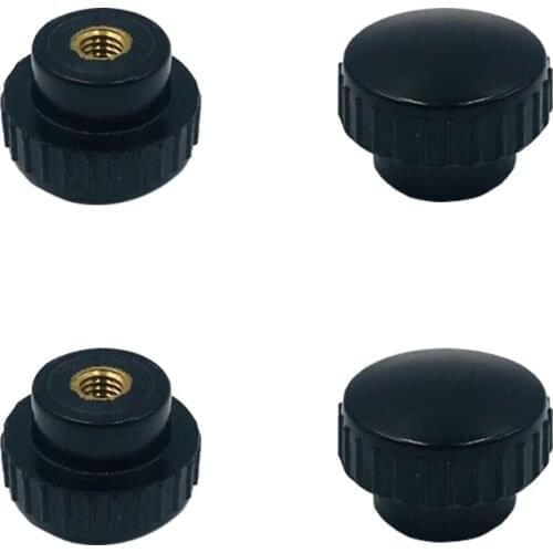 M5 M6 M8 M10 M12 Female Thread Thumb Nut 22mm 25mm 30mm 40mm 50mm Head Diameter Screw On Clamping Knurled Grip Knob Handle