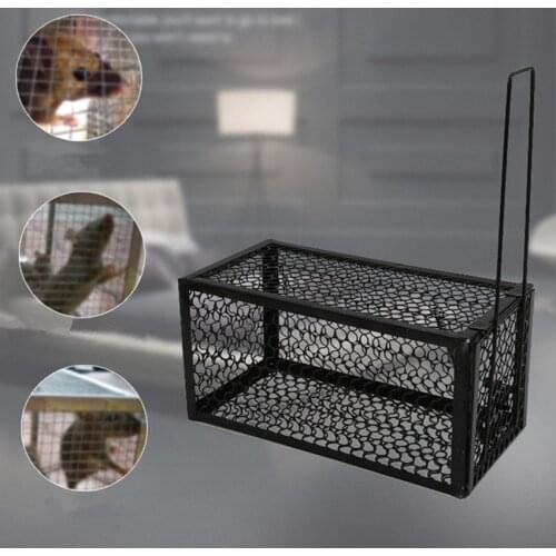 Reusable Mousetrap Iron Rat Cage Hamster Mouse Trap Pest Control Bait Rodent Repeller Catch Mouse Hamster Mouse Trap