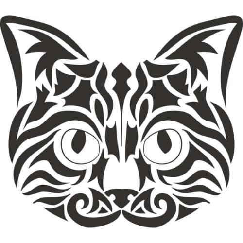 Tribal Cat Sticker Plane Extreme