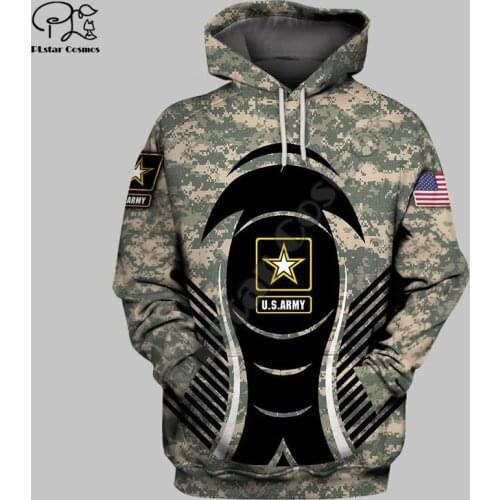 NewFashion Newest USA Eagle Military Army Suits Soldier Veteran Camo Pullover 3DPrint Men/Women Harajuku Funny Casual Hoodies 29