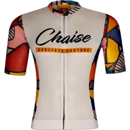 CHAISE Cycling Short Sleeve Jersey Maillot Summer Ciclismo MTB Bicycle Clothing Uniforme Bicicleta Bib Gel Shorts Ropa De Ho