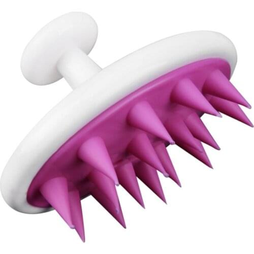 Silicone Head Body To Wash Clean Care Hair Root Itching Scalp Massage Comb Shower Brush Bath Spa Anti-Dandruff Shampoo