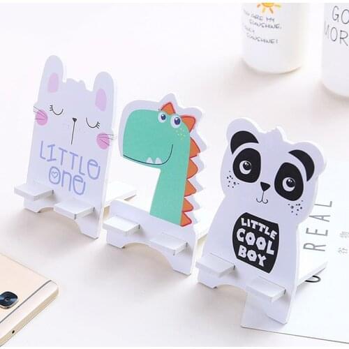 14cm X 8cm Cute Univeral Mobile Phone Holder Accessory Animal and Sucked Type Adjustable Cellphone Tablet Holder Stand