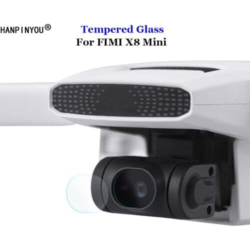 For FIMI X8 Mini Clear Tempered Glass 9H 2.5D Drone Camera Screen Protector Protective Film