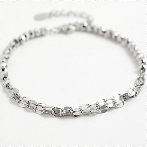 Womens Bracelets For Girls Silver Chain 925 Jewelry 2021 Couple Charms Galactic Stars Friendship Luxury Gauze Shining Tassels