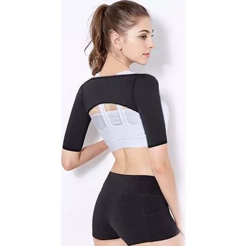 Fashion Lady Compression Long Sleeve Arm Shaper Slimmer Fat Burner Back Shoulder Wrap Shaperwear