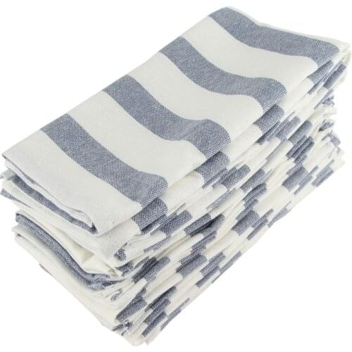 12PCS/SET 45x45cm cotton linen Squre Cloth Napkins placemat 17INCHES dining tablecloth Napkin fabric table placemats