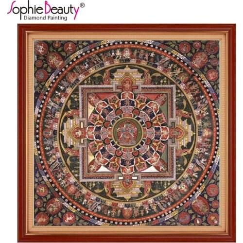 2018 Sophie Beauty Diamond Painting Cross Stitch Handcraft Embroidery Mandala Urban Figure Sewing Needlework Mosaic Art Kit