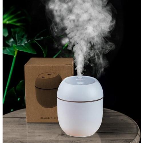 250ML Portable Mini Humidifier Essential Oil Diffuser 2 Modes USB Auto Off With LED Light For Home Car Mist Maker Face Steamer