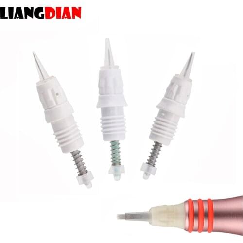 30pcs/lot Sterilized 9mm Screw Tattoo Cartridges Tatto Needles For Lips Eyebrow Eyeliner Permanent Makeup Microblading 1P 3P 5P