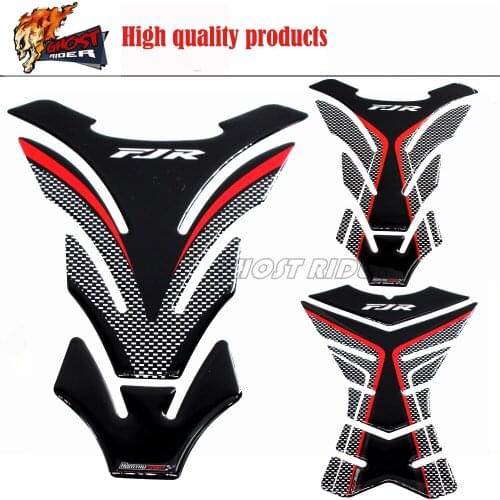 3D Carbon-look Motorcycle Tank Pad Protector Decal Stickers Case for yamaha FJR 1300 FJR1300 A AS ABS
