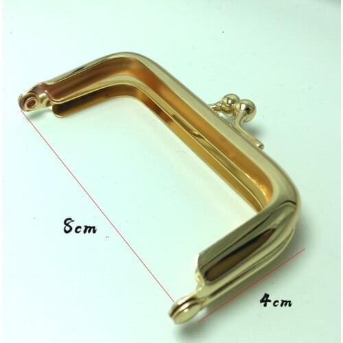 8 CM 10pcs Metal Bag Coin Clutch Purse Frame Kiss Clasp Color Options Accessories for Bags