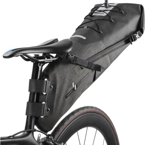 12L Bicycle Luggage Bag Large Capacity Bike Saddle Tail Seat Waterproof Storage Bags Cycling Rear Packing Panniers Rear Seat Bag