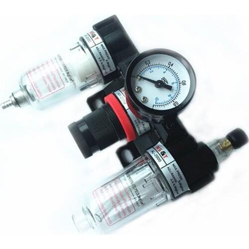 Free shipping new pneumatic air source treatment unit 1/4" AC2000 air treatment filter regulator