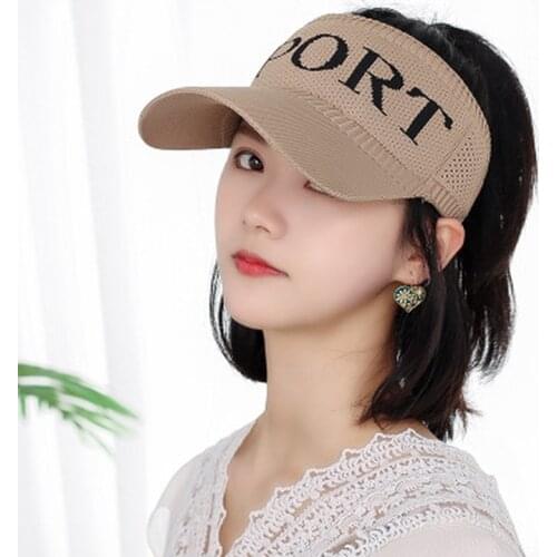 Men Women Baseball Cap Sport Headband Classic Sun Sports Visor Hat Cap Running Quick-drying Hat Summer Caps Fast Shipping