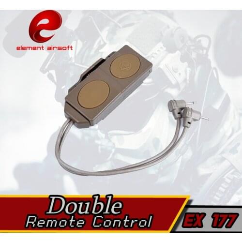 Element Airsoft Tactical Double Remote Control for Softair Wapens Arsoft Armas Surefir Lamp PEQ 15 light Rifle Waffe Flashlight