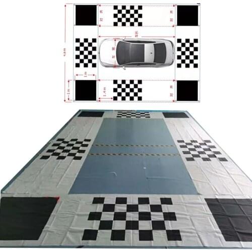 Eight Fox2D/3D Car Camera Correction Calibration Cloth for 360 Degree Surround Bird View Panoramic DVR System Debugging Fabrics