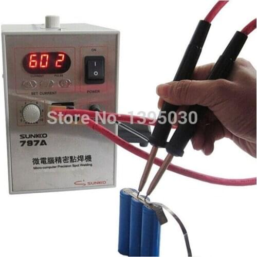 797A Micro-computer Single/Dual/16 Pulse Spot Welder welding machine for Battery