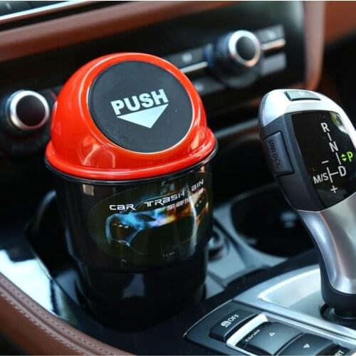 NEW car garbage can Car Trash Can Garbage Dust Case Holder Bin car-styling