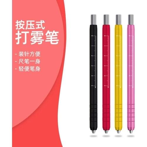 New Microblading Permanent Makeup Eyebrow Lips Tattoo Supply 1PC Aluminum Alloy Press to Install Manual Pen For Round Needles