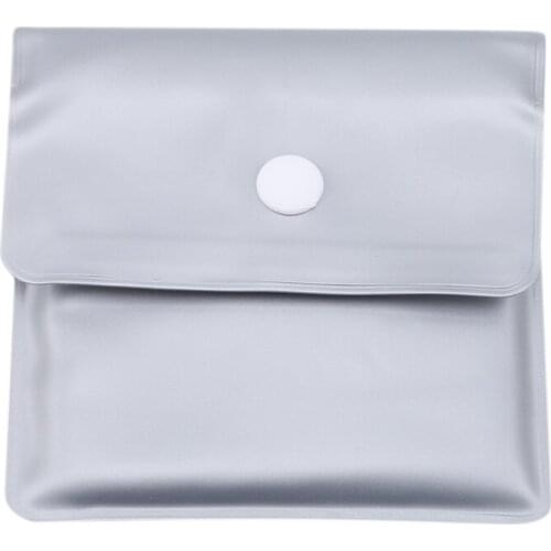 Ash Bag Mini Ashtray Gray Color PVC Foil Portable Outdoor Treavel Pocket Ashtray