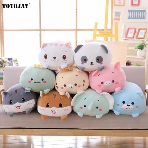 20/30cm Cute Animals Plush Toys Stuffed Dinosaur Dog Cats Totoro Panda Pig Frog Doll Soft Baby Pillow Kids Girls Birthyday Gift