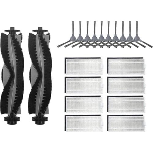 Roll Main Brush Filter Side Brush for Coredy R550 R500+ R600 R650 R750 Robot Vacuum Cleaner Parts