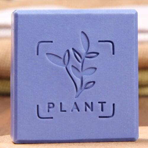 50 mm Handmade Soap Stamp Chapter Resin Acrylic Diy Seal Organic Natural Soap Making Tools Plant Letter Flower Patern Chapters
