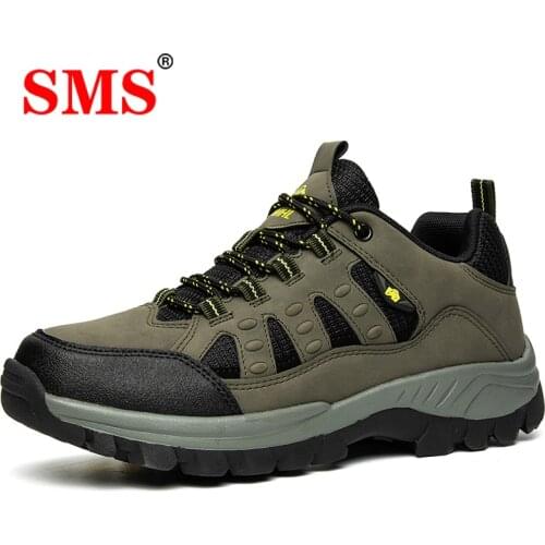 SMS Men Shoes Winter Outdoor Sports Casual Hiking Shoes Warm Comfortable Sneakers Couple Walking Footwear Plus Size Unisex