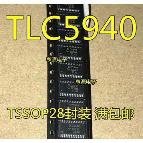 5pcs TLC5940PWP TLC5940PWPR TLC5940 LED