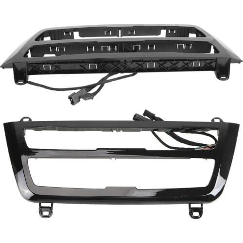 For BMW 3 & 4 Series F30 LCI AC Panel Light with Blue and Orange Color Radio Trim Led Dashboard Center Console Atmosphere Light