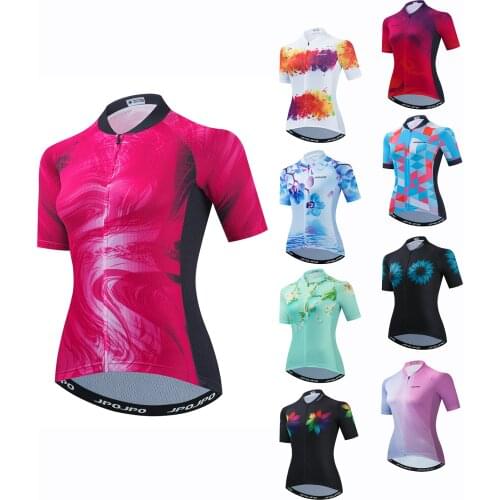 Bike Jerseys0 Women Cycling Jersey Summer Short Sleeve MTB Riding Bicycle Clothes Ropa Ciclismo Cycling Shirt Clothing Tops