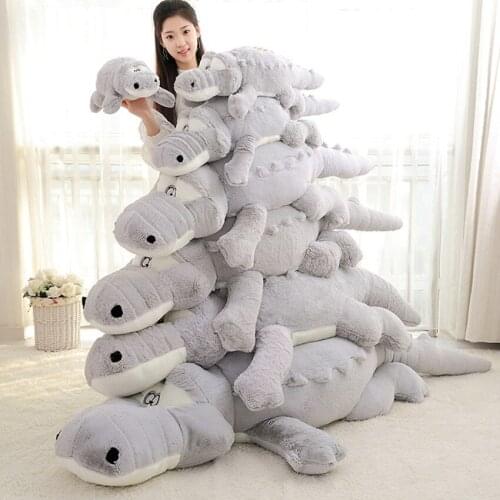 2M Creative Oversized Cute Crocodile Lying Section Plush Pillow Mat Cartoon Plush Toys Stuffed Toy Plush Hand Doll