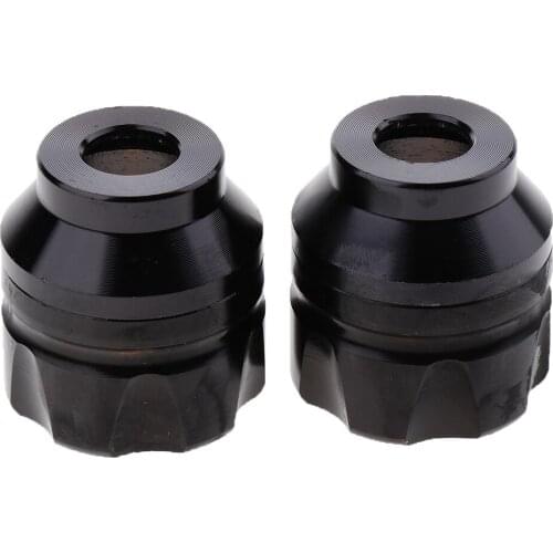 2pcs Motorcycle Front Fork Sliders Anti-collision Shock Absorber Cups