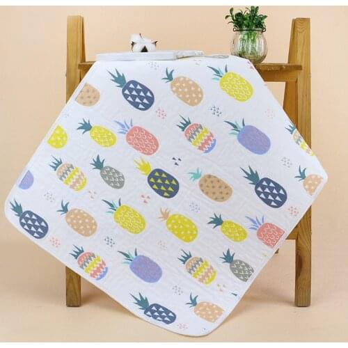 70*120CM Baby Nappy Diaper Changing Pads Washable Travel Nappy Mat Waterproof and Breathable Newborn Baby Floor Mat Play Mat