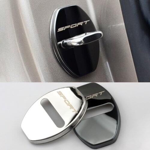 Car Styling Car Door Lock Protection Cover Buckle Case for Volkswagen VW Polo Jeeta Golf 7 mk7 T-ROC Passat Tiguan mk2 2016-2019
