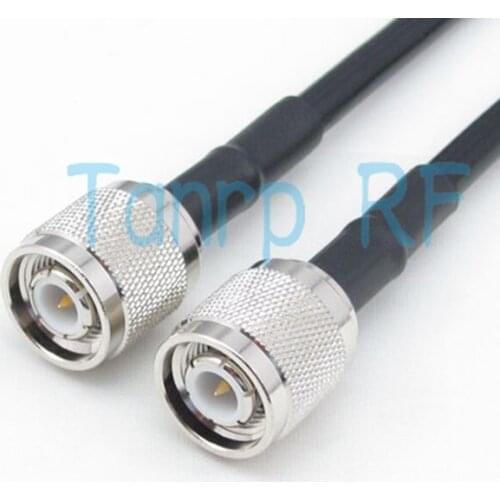 Free Shipping! 50CM Pigtail coaxial jumper cable 20INCH RG58 extension cable TNC male plug to TNC male plug RF connector