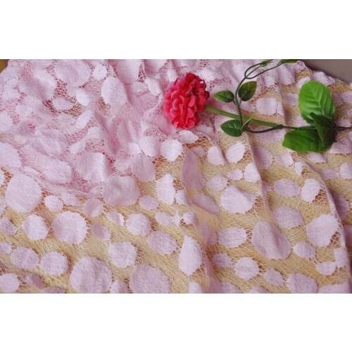 Free shipping Fashion pink dot lace cloth curtain cloth fabric photographed background props