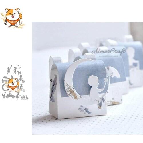 Children Kids Series Metal Cutting Dies Scrapbooking Stencil Decorative Embossing Craft Die Cuts Card Making New Dies For 2020