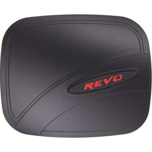 For Toyota Hilux REVO 2015 Protection Exterior Fuel Tank Cover Car Matte Black Gas Cover Auto Accessory For Hilux REVO 2015