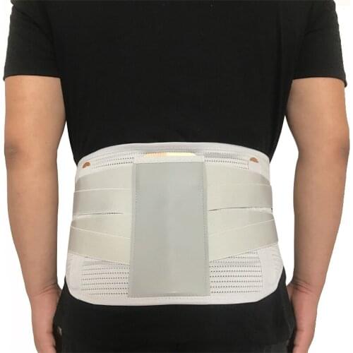 Elastic Adjustable Orthopedic Posture Corrector Brace Lower Back Waist Support Bar Lumbar Support Belt Corset Men Women