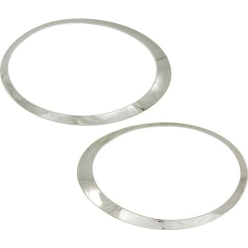 For Mini Cooper 2007-2015 R55 R56 R57 R58 R59 ABS Chrome Silver Headlight Trim Ring