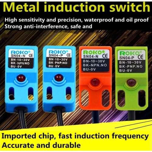 Imported metal sensor switch 3-wire NPN proximity switch SN04-N SN04-P-N2-P2 PL-05N 05P