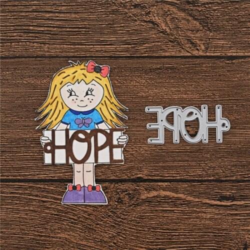 InLoveArts HOPE Letter Metal Cutting Dies Stencil for DIY Scrapbooking Paper/photo Cards Embossing Dies Craft Words Die Cut 2020