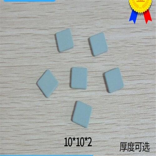 Adhesive SiC ceramic sheet 10*10*3/5/10mm 10*15 ADSL heat sink