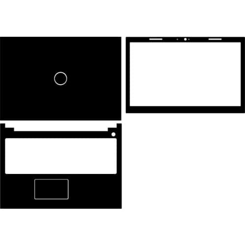 Laptop Sticker Skin Decals Carbon fiber PU Leather Cover Protector for DELL 15-3000 3541 3542 3543 3545 3549 15.6"