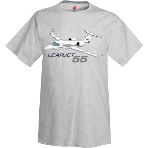 2019 New Summer Men Hot Sale Fashion The Learjet 55 "Longhorn" Airplane T-Shirt - Personalized with Your N# T Shirt