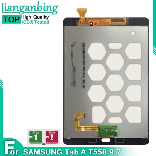 NEW LCD For Samsung Galaxy Tab A 9.7 SM-T550 T550 T551 T555 LCD Display Touch Screen Digitizer Tablet LCD Panels Replacement
