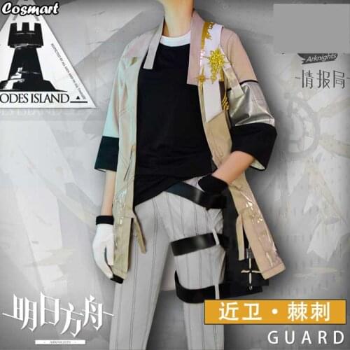 Game Arknights Thorns Daily Wear Uniform Outfit Cosplay Costume Halloween Suit For Women Men New 2020
