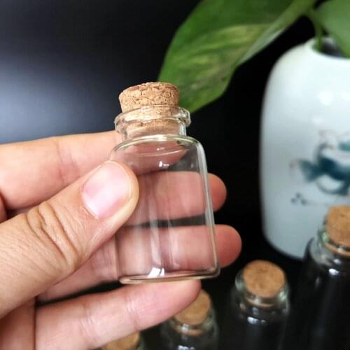 30Pcs/lot 20ml Clear Transparet Bottles Storage Jars with Cork Stoppers Wishing Bottle Craft Vials for Lab or DIY 30x50x17mm